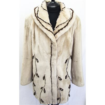 Sheared sales beaver jacket