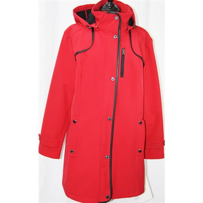 RED RAINCOAT - REMOVABLE HOOD