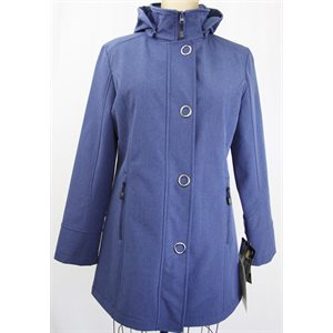 MANTEAU 3 / 4 PRINTEMPS BLEU