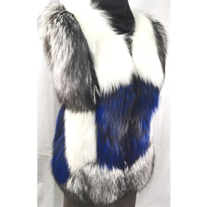 3 COLORED FOX VEST