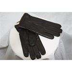 GANTS EN CUIR BRUN POUR HOMME