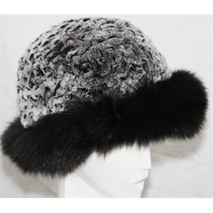 REX SNOWTOP RABBIT HAT & BLACK FOX