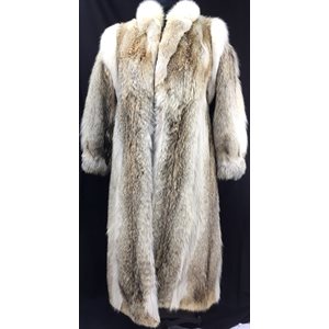 COYOTE & WHITE FOX COAT